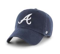 47 Brand Kappe Atlanta Braves MLB – Clean Up – verstellbar – Blau – One-Size