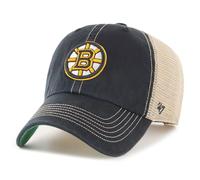 '47 Boston Bruins Herren Damen Trawler Clean Up Verstellbarer Snapback Schwarz Team-Farbe Logo Hut, Schwarz, Einheitsgr??e