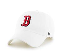 47 Brand RGW02GWS Clean Up Strapback BOSTON RED SOX Weiß Rot, Size:Onesize