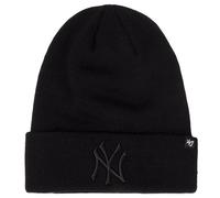 47 Brand - 47 Brand Wintermütze B-RKN17ACE-BKD MLB NEW YORK YANKEES RAISED '47 CUFF NKIT Schwarz - B-RKN17ACE-BKD - OSFA