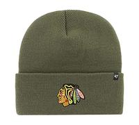 '47 Brand Beanie Chicago Blackhawks H-HYMKR04ACE-SW Khaki, Size:OneSize