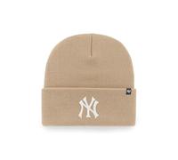 47 Brand Beanie Haymaker Cuff New York Yankees Khaki Beige OneSize