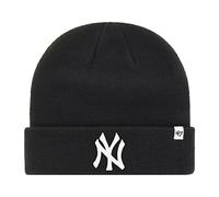 '47 Brand Beanie NY Yankees B-RKN17ACE-BKA Black Schwarz, Size:OneSize