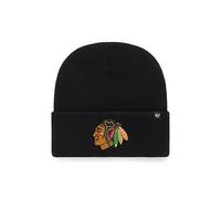 47 Brand Beanie CHICAGO BLACKHAWKS H-HYMKR04ACE-BKA Schwarz, Size:Onesize
