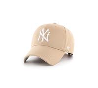 47Brand New York Yankees Khaki Raised Basic MVP Snapback Baseball Cap, khaki, One size