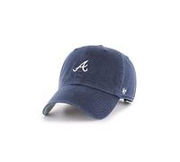 '47 Brand Clean Up Base Runner Strapback Cap Atlanta Braves B-BSRNR01GWS-NY Dunkelblau, Size:OneSize