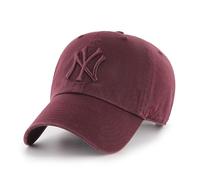 '47 Brand Clean Up Strapback NY Yankees RGW17GWSNL-KM Dunkelrot, Size:ONE Size