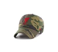 47 Brand EPL Liverpool FC Clean Up Camo Cap EPL-CAMUN04GWS-CM, Mens Cap with a Visor, Green, One Size EU