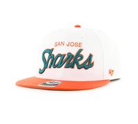Herren Kappe 47 Brand NHL San Jose Sharks Script Side Two Tone ’47 CAPTAIN