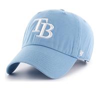 47 Brand MLB Alternative Farbe Primarlogo Clean Up Verstellbare Baseballkappe, Einheitsgrosse fur Erwachsene (US Alpha Einheitsgrosse Tampa Bay Ray