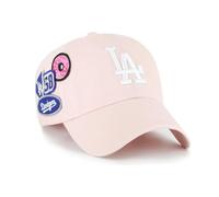 47 Brand MLB Clean Up Badges Cap Los Angeles Dodgers Pastel pink