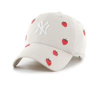 47 Brand MLB Clean Up Scatter Strawberry Strapback Cap New York Yankees beige