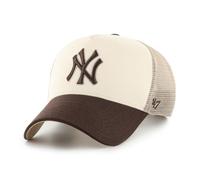 '47 Brand MLB New York Yankees Ballpark Mesh Offside Trucker Cap Natural