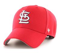 47 Brand MLB Team Color Primary Logo MVP verstellbare Struktur Baseballkappe, Einheitsgr e f r Erwachsene St. Louis Cardinals Rot