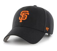 47 Brand MLB Team Color Primary Logo MVP verstellbare Struktur Baseballkappe, Einheitsgr e f r Erwachsene San Francisco Giants, Schwarz