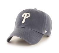 47 Brand MLB Vintage Navy Primary Logo Clean Up Verstellbare Baseballkappe, Einheitsgr e f r Erwachsene Philadelphia Phillies Vintage Navy