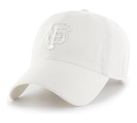 47 Brand MLB White White Primary Logo Clean Up Verstellbare Baseballkappe, Einheitsgr e f r Erwachsene San Francisco Giants, Wei