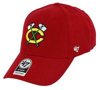 47 Brand MVP04 Adjustable Cap Chicago Blackhawks Rot