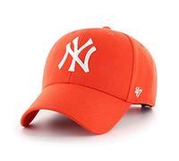 47 Brand New York Yankees MVP Cap B-MVPSP17WBP-OR, Unisex caps, Orange, One Size EU