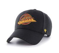 47 Brand Forty Seven Vancouver Canucks NHL Vintage Logo MVP Curved Visor Velcroback Cap Limited Edition