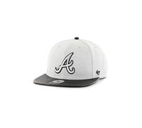 '47 Brand RVRSD Snapback Atlanta Braves Hellgrau Schwarz, Size:ONE Size