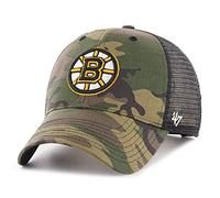 47 Brand Branson Trucker MVP Snapback Cap BOSTON BRUINS H-CBRAN01GWP-CM Camouflage, Size:Onesize