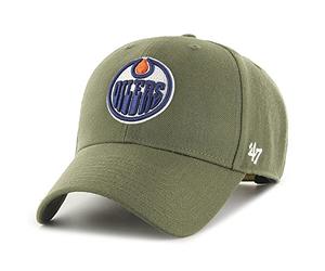 '47 Brand Snapback Cap - NHL Edmonton Oilers Sandalwood Oliv