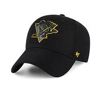 47 Brand MVP Adjustable Cap PITTSBURGH PENGUINS H-MVPSP15WBP-BKB Schwarz, Size:Onesize