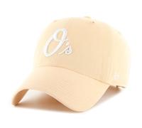 '47 Brand Strapback Cap - CLEAN UP Baltimore Orioles apricot