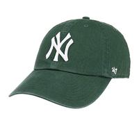 '47 Brand Yankees CleanUp Strapback Cap Basecap Baseballcap Kappe Baumwollcap (One Size - dunkelgrün)