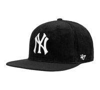 47 Brand Yankees Thick Cord Captain Cap Basecap Baseballcap Flat Brim Snapback NY New York Damen/Herren - Snapback, mit Schirm, Schirm Herbst