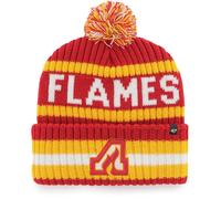 47 Calgary Flames Beanie Herren Damen B ndchen Bommel Strick Winterm tze Bering