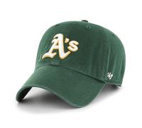 47 Brand Cap ’47 CLEAN UP Oakland Athletics MLB – Dunkelgrün – Verstellbar – Herren – Einheitsgröße