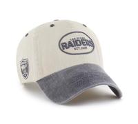 47 Herren NFL Breaking Trail Clean Up Verstellbare Mütze, Las Vegas Raiders, Khaki, Einheitsgröße