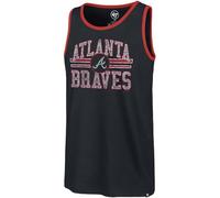 47 Herren Winger Franklin Tank Top - MLB Muscle T-Shirt, Atlanta Braves, Blau, Mittel