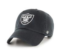 '47 Las Vegas Raiders Clean Up Unisex-Baseballkappe, Verstellbarer Riemenverschluss, Einheitsgröße, Team Logo, Farbe Schwarz