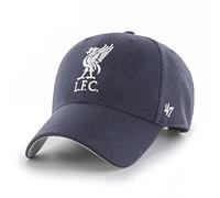 '47 Liverpool FC MVP Unisex-Baseballkappe, Verstellbar, Hochwertiges Design und Verarbeitung, Black Logo, Navy Blue