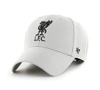 '47 Liverpool FC MVP Unisex-Baseballkappe, Verstellbar, Hochwertiges Design und Verarbeitung, Black Logo, Grey