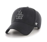 47 Brand Cap – MVP Snapback – Los Angeles Dodgers (MLB) – verstellbar – Schwarz/Weiß – One-Size