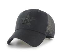 47 Marke MLB Unisex schwarzes Team-Logo Flaggschiff MVP Mesh Trucker verstellbare Snapback Baseballkappe Erwachsene Einheitsgröße, Houston Astros, Einheitsgre