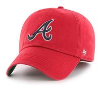 47 MLB Alternate Clean Up verstellbare M tze f r Erwachsene, Atlanta Braves, Rot