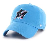 47 MLB Alternate Primary Logo Clean Up Verstellbare M tze, Einheitsgr e f r Erwachsene, Miami Marlins, Blau