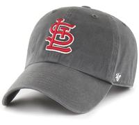 47 MLB Baseballkappe für Erwachsene, Einheitsgröße, Dunkelgrau, Team-Farbe, Logo, zum Aufräumen, verstellbarer Riemen, Einheitsgröße, St. Louis Cardinals, Einheitsgre