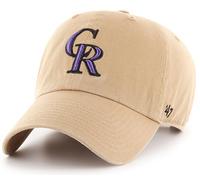 47 MLB Baseballkappe mit verstellbarem Riemen, für Erwachsene, Einheitsgröße, Khaki, Colorado Rockies, Einheitsgre