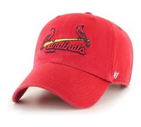 '47 MLB Cooperstown Clean Up verstellbare M tze f r Erwachsene (St. Louis Cardinals Red Cooperstown), Einheitsgr e
