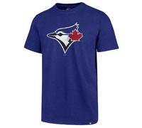 '47 MLB Herren Distressed Imprint Match Team Color Primary Logo Word Mark T-Shirt (Toronto Blue Jays Blau Small)