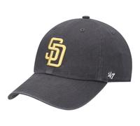 47 MLB Hutkappe für Erwachsene, verschiedene Farben, verstellbar, Einheitsgröße, San Diego Padres - Anthrazit, Einheitsgröße