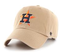 47 MLB Khaki Primary Logo Clean Up Baseballm tze mit verstellbarem Riemen, Einheitsgr e f r Erwachsene Houston Astros Khaki