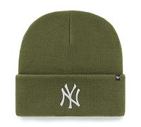 '47 MLB New York Yankees Haymaker Cuff Knit Unisex Beenie, weißes Logo, Farbe Sandelholzgrün, Sandelholz, One size