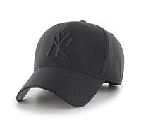'47 MLB New York Yankees MVP Unisex-Baseballkappe, Verstellbar, Hochwertiges Design und Verarbeitung, Black Logo, Black